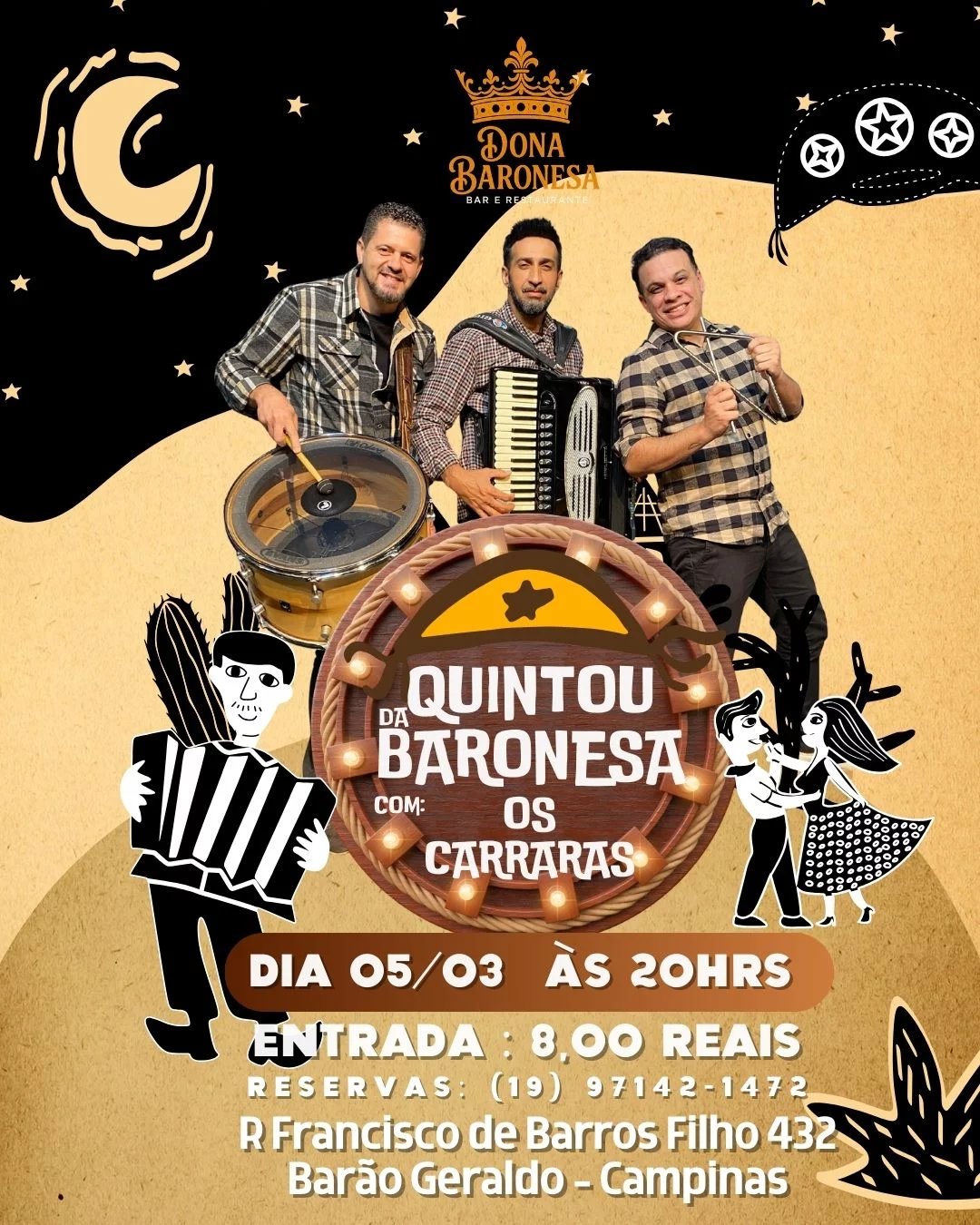 Quinto da Baronesa com os Carraras