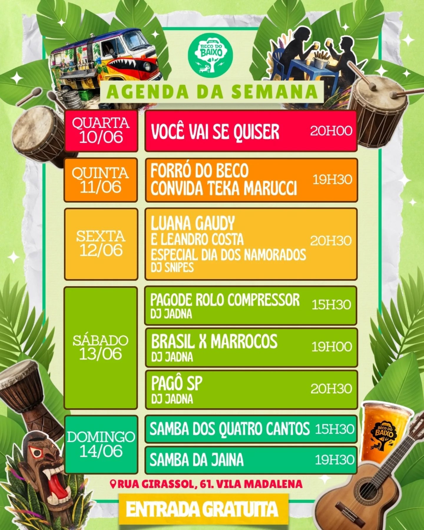 Samba dos Quatro ,Cantos