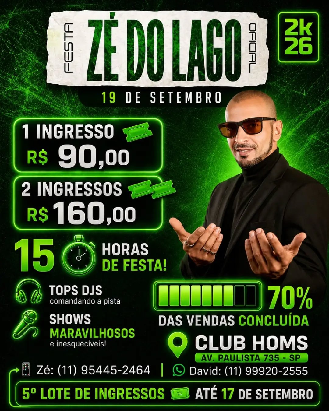 FESTA DJ ZÉ DO LAGO