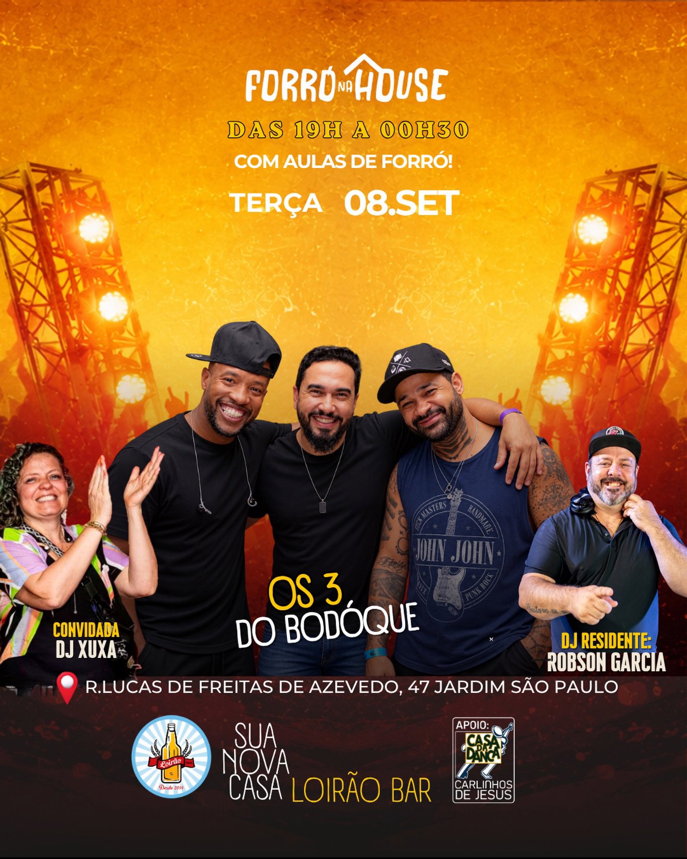 Forró Na House - Os 3 do Bodoque - DJ Xuxa, Dj Robson Garcia