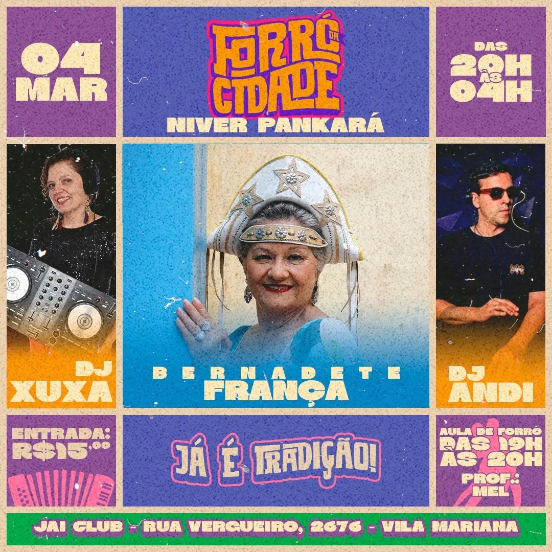 Forró da Cidade - Bernadete França