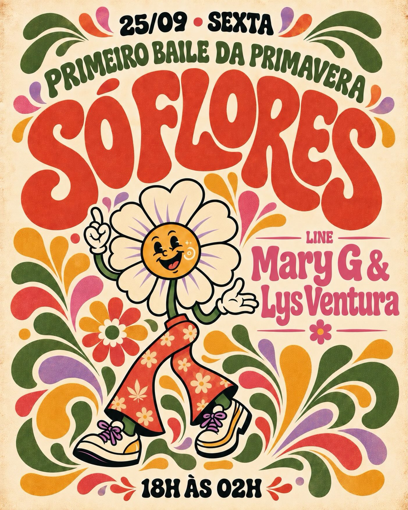Só Flores - Primeiro Baile da Primavera - Mary G,Lys Ventura