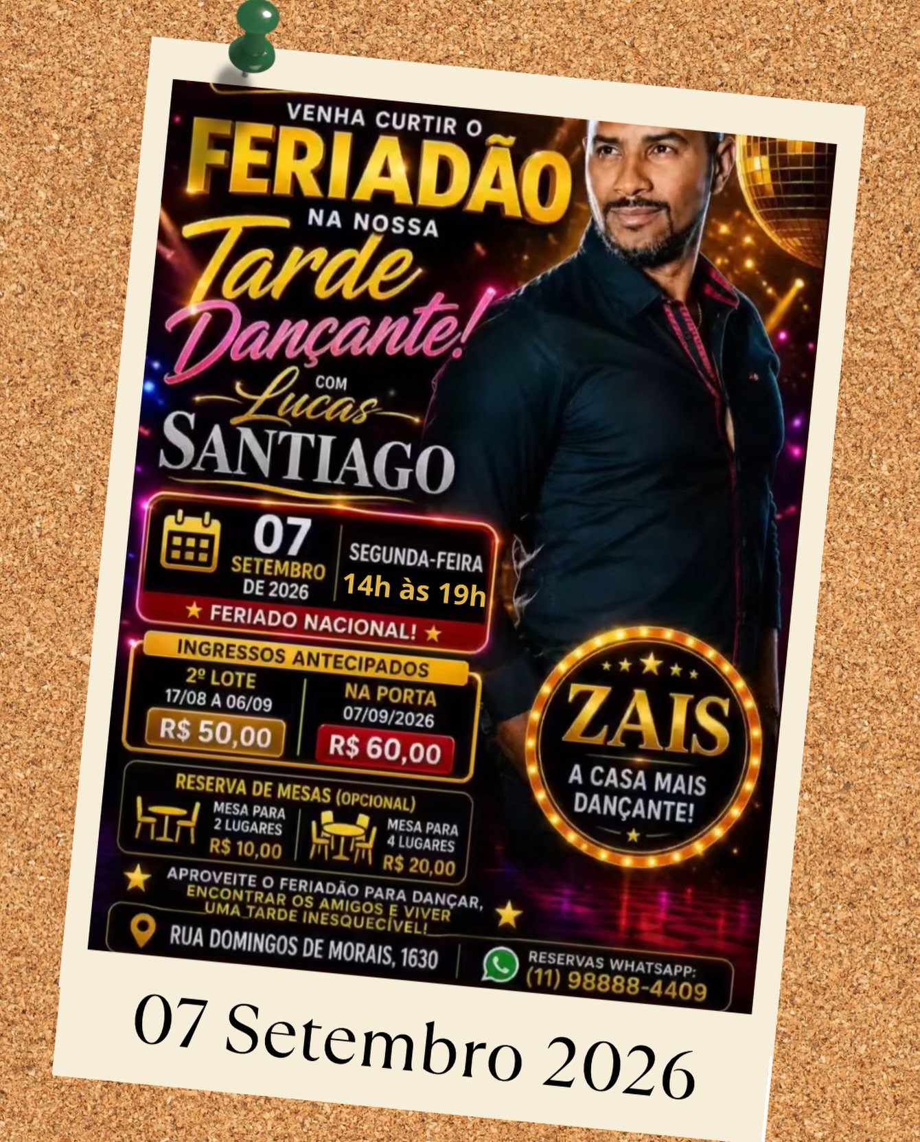 Feriadão Na Nossa Tarde Dançante
