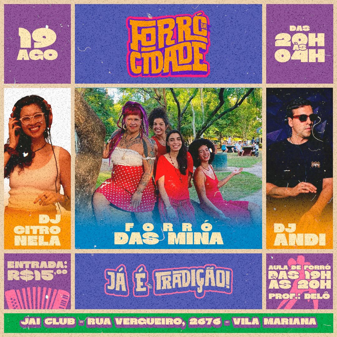 Forró da Cidade - Forró das Mina