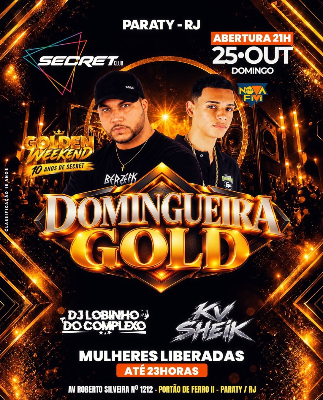 Domingueira Gold - DJ Lobinho do Complexo,KV Sheik