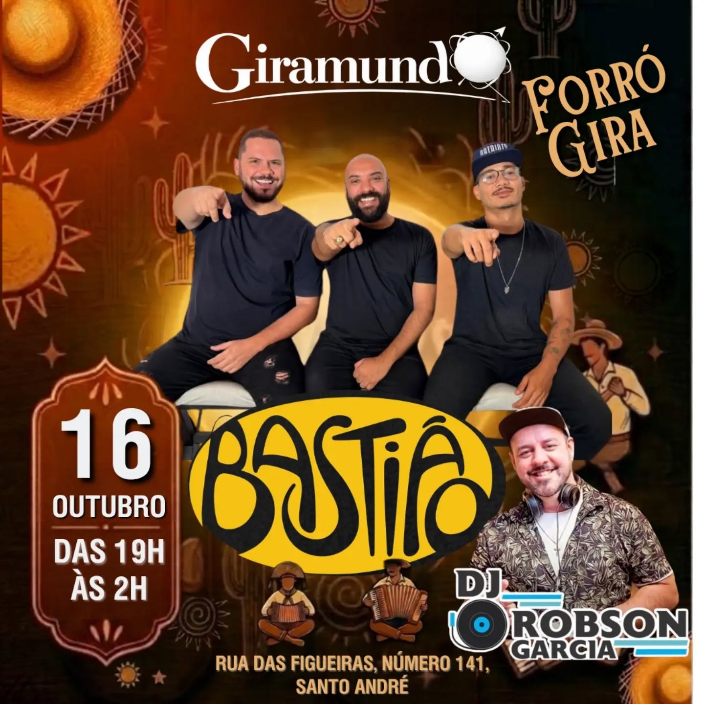 Forró Gira - Bastião - DJ Robson Garcia