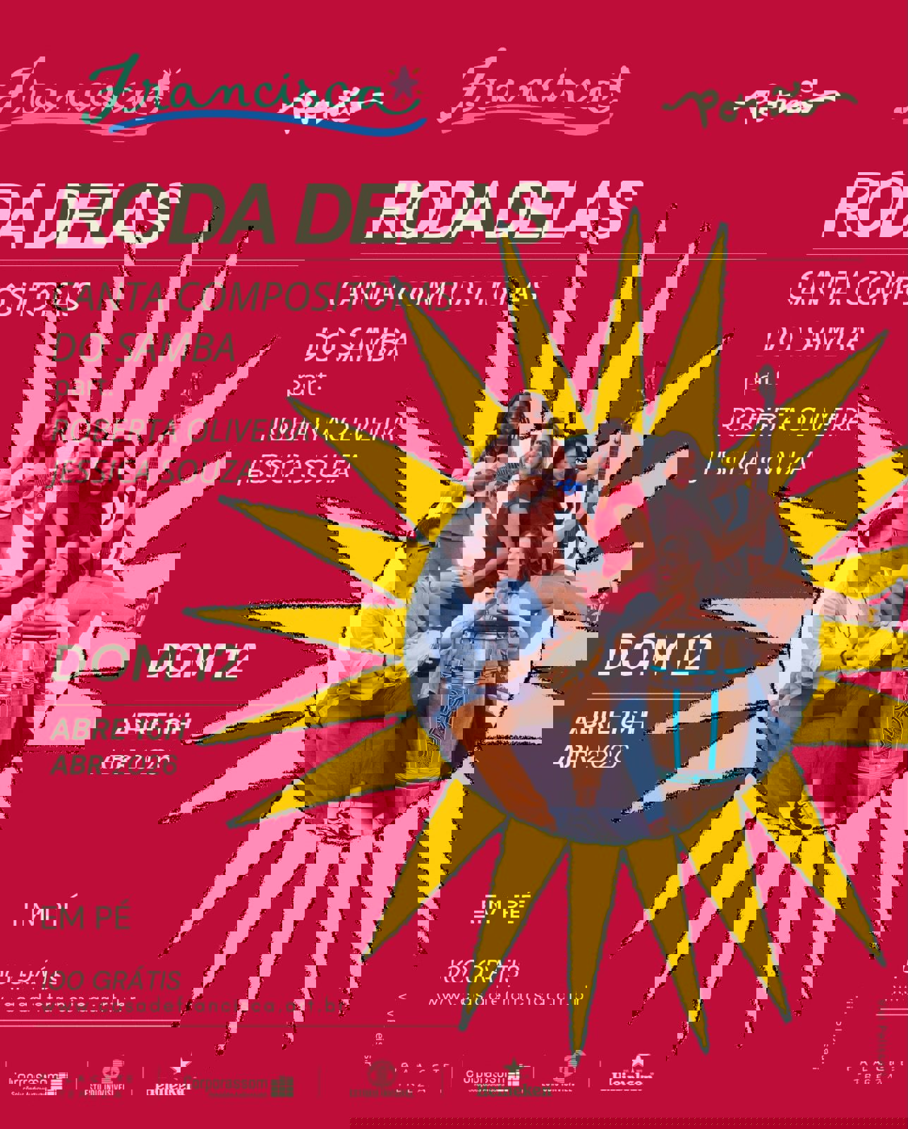 Roda Delas Canta compositorias do Samba