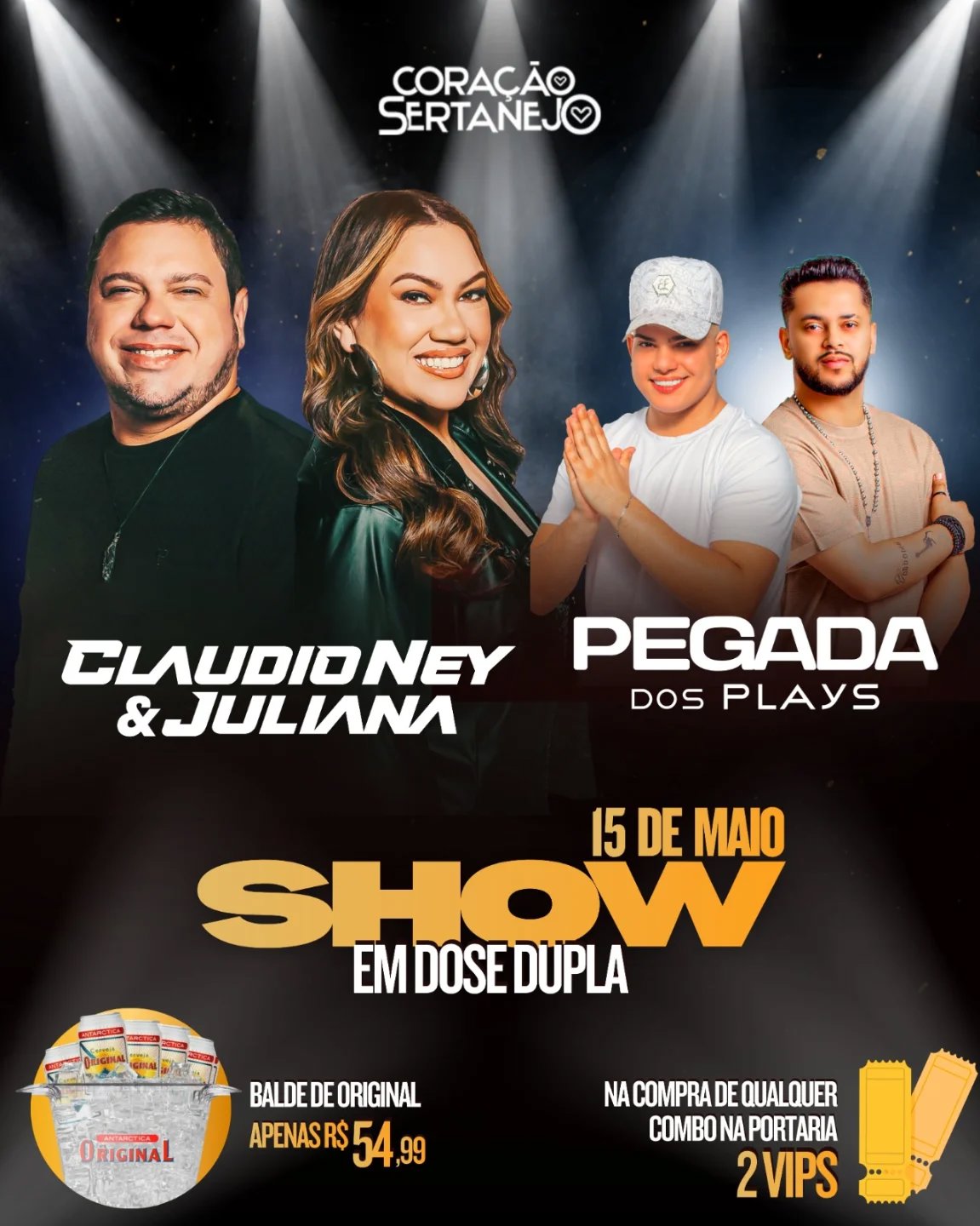 Claudio Ney e Juliana - Pegada dos Plays