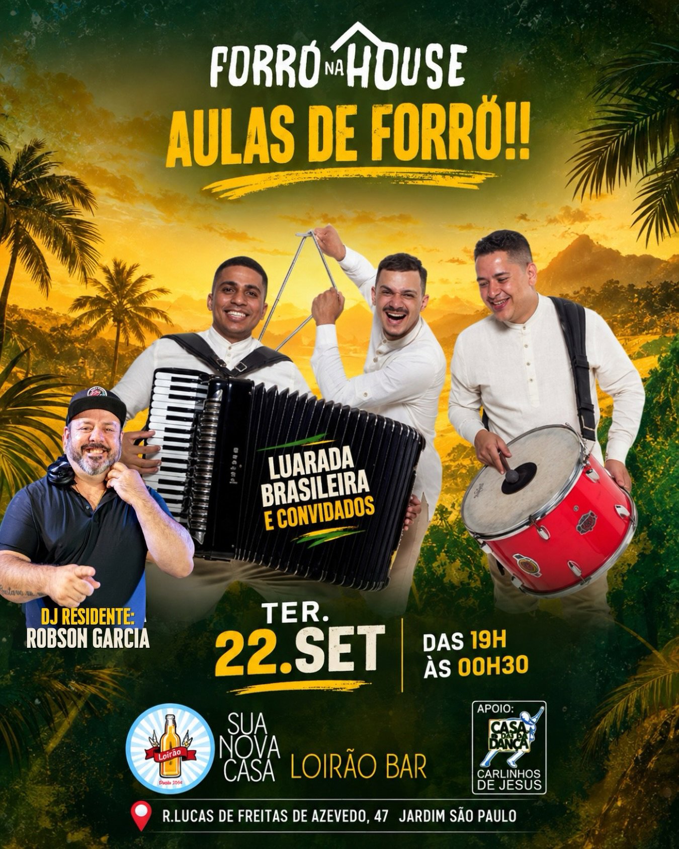 Forró na House - Luarada Brasileira - Dj Robson Garcia