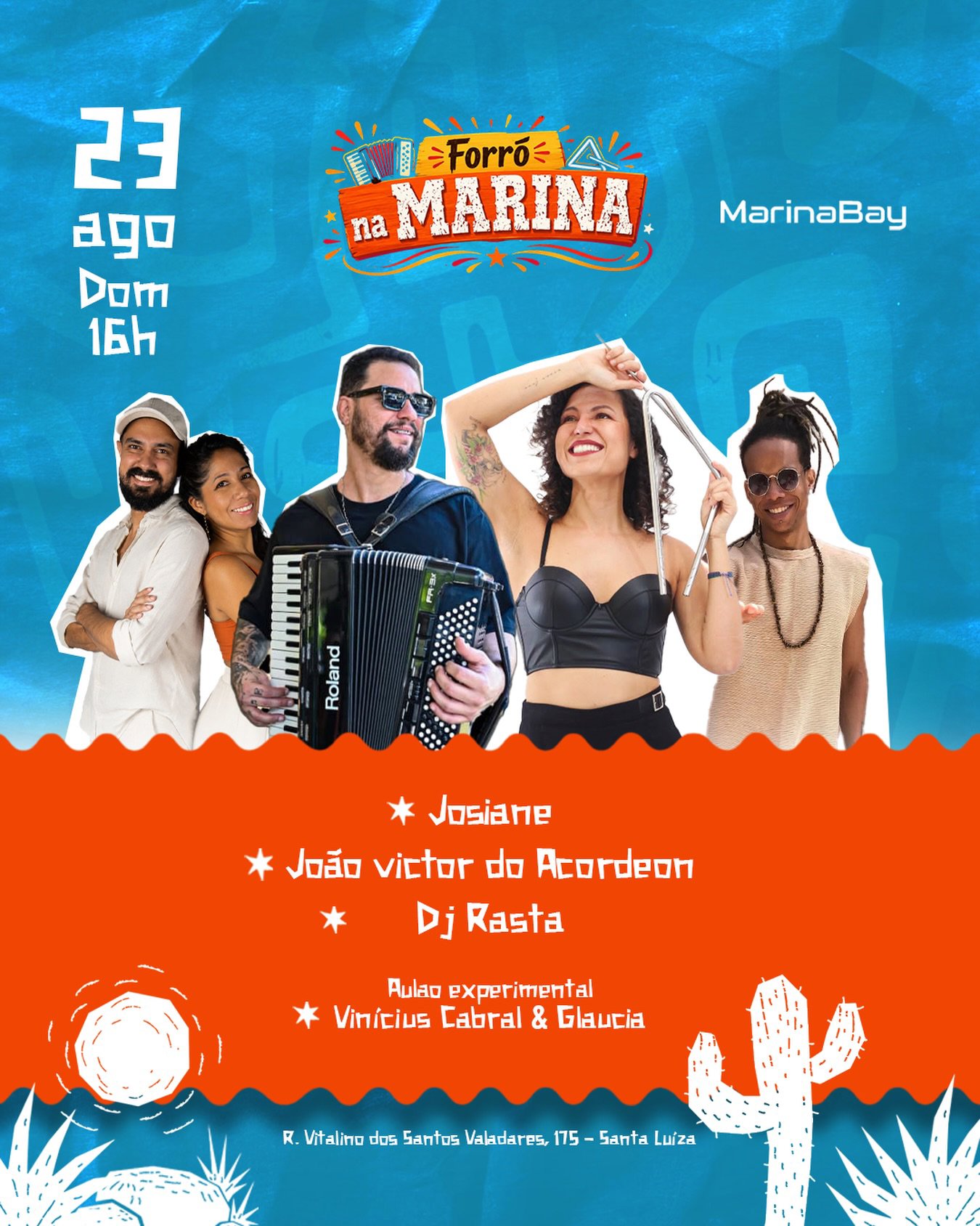 Forró Na Marina - Josiane,João Victor do Acordeon,Dj Rasta,Vinícius Cabral & Glaucia