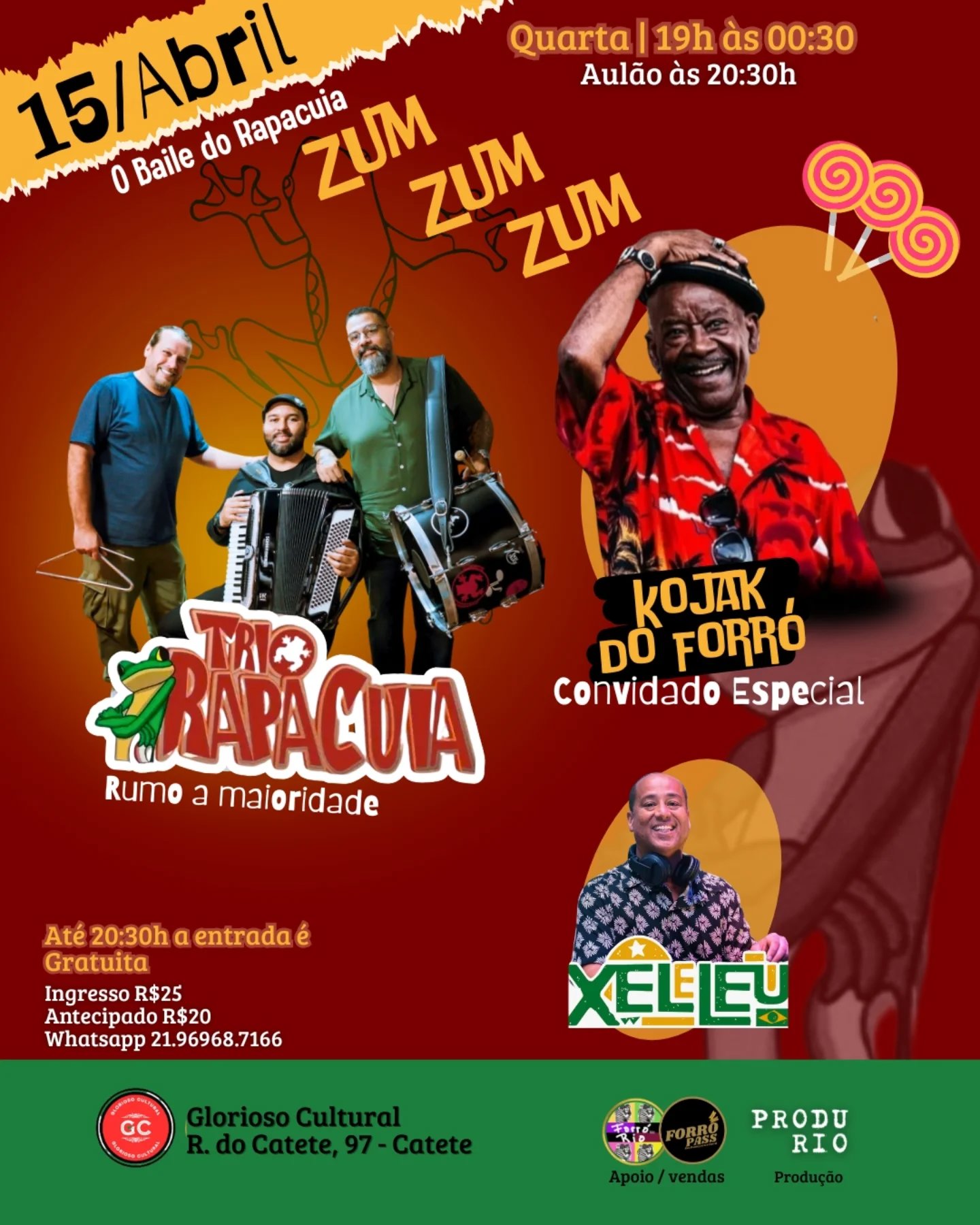 ZUM ZUM ZUM no GLORIOSO