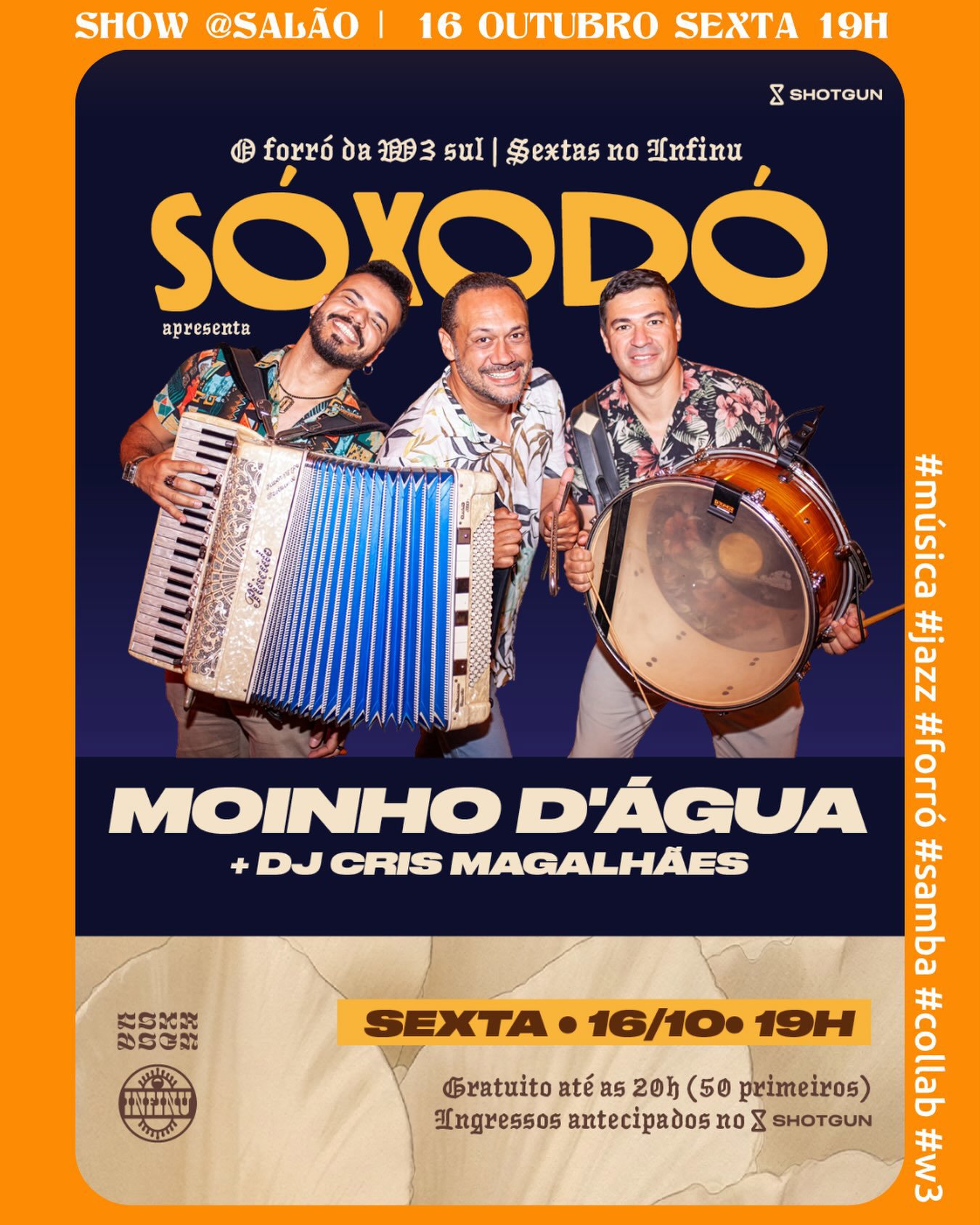 Sóxodó apresenta Moinho D'Água - DJ Cris Magalhães