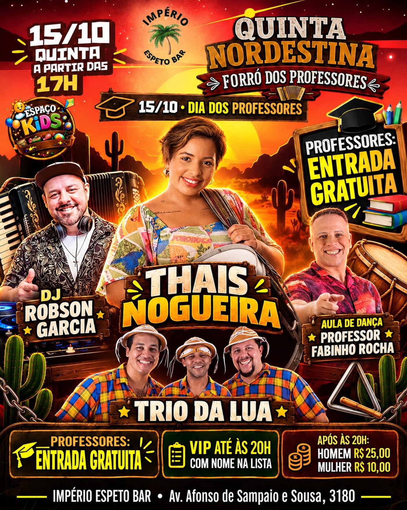 Quinta Nordestina - Forró dos Professores - DJ Robson Garcia