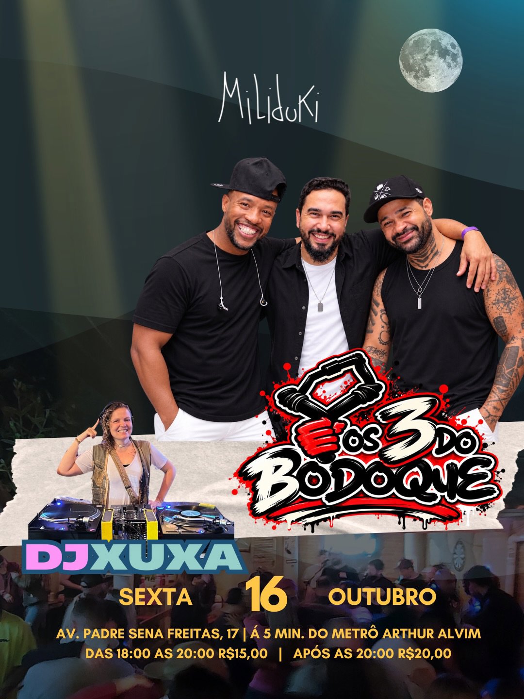 É os 3 do Bodoque - DJ Xuxa
