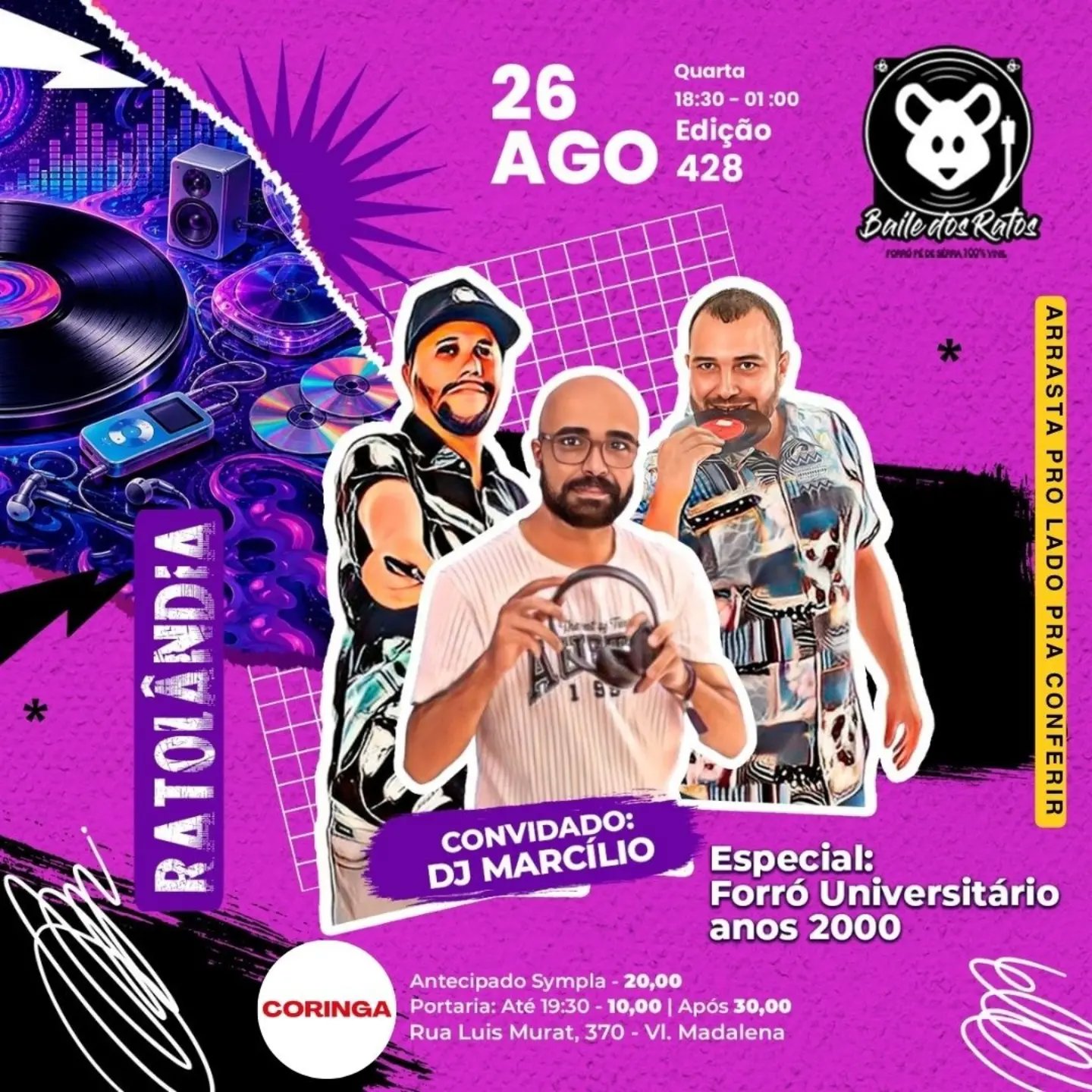 Baile Dos Ratos - DJ Marcílio