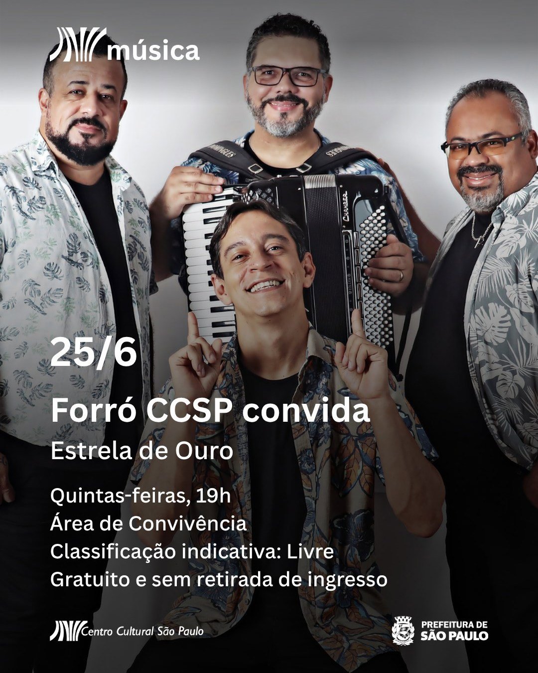 Forró CCSP Convida Estrela de Ouro
