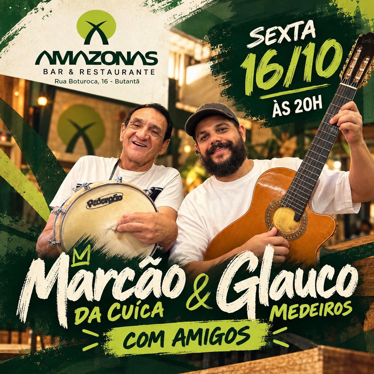 Marcão da Cuíca & Glauco Medeiros com Amigos