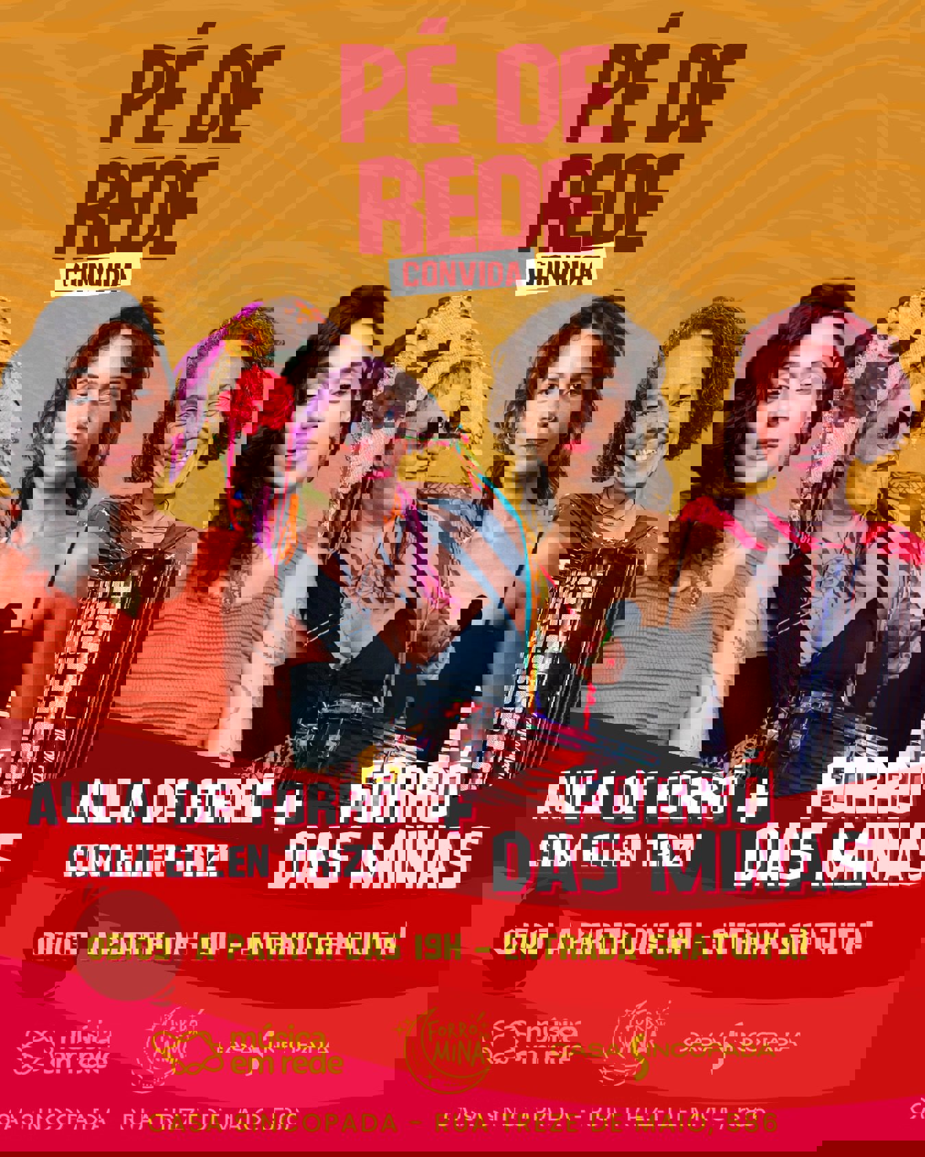 Pé de Rede convida Forró das minas