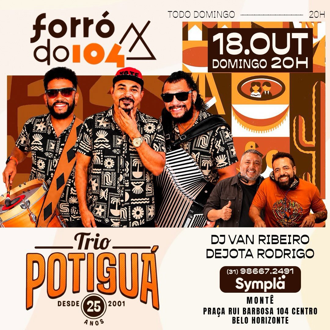 Forró do 104 - Trio Potiguá - Dj Van Ribeiro,Dejota Rodrigo