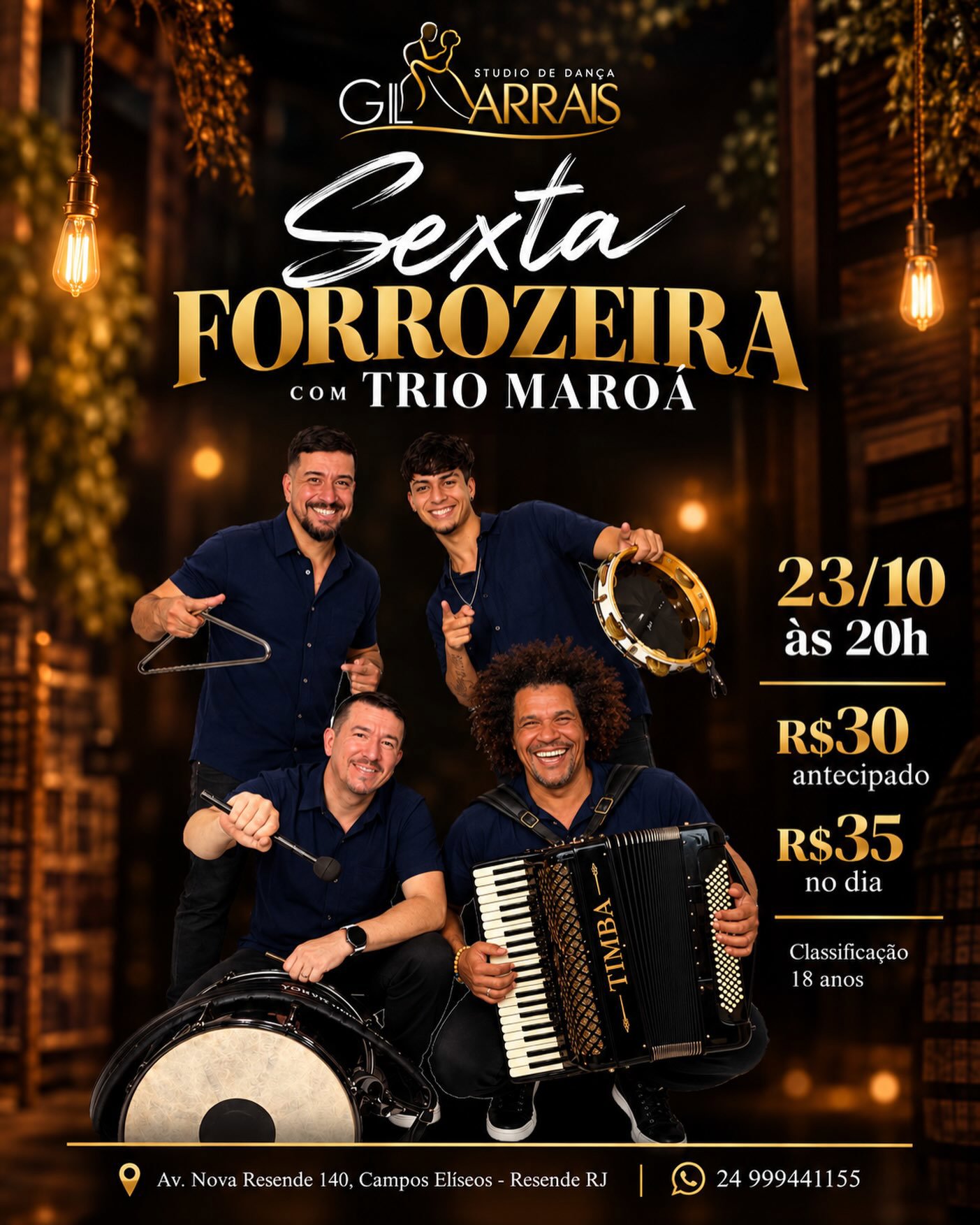Sexta Forrozeira com Trio Maroá