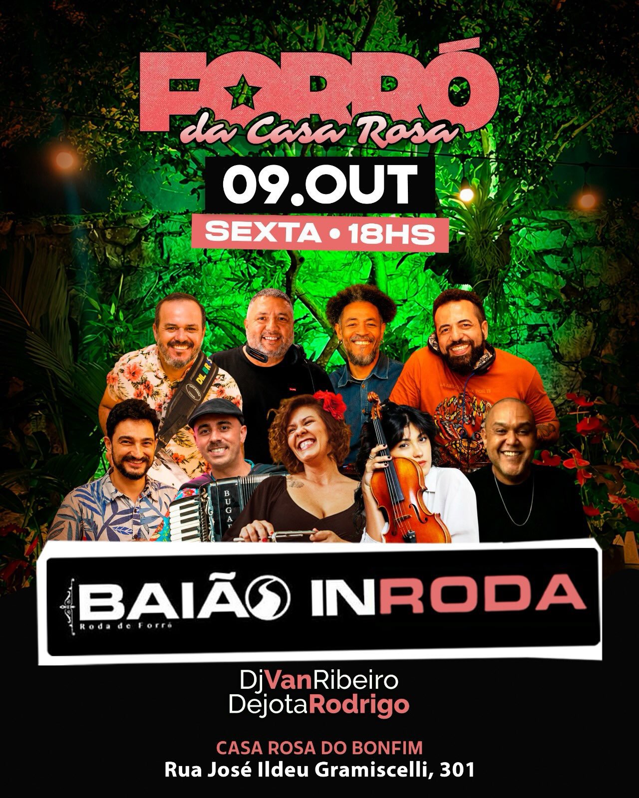Forró da Casa Rosa - Baião in Roda - Dj Van Ribeiro,Dejota Rodrigo
