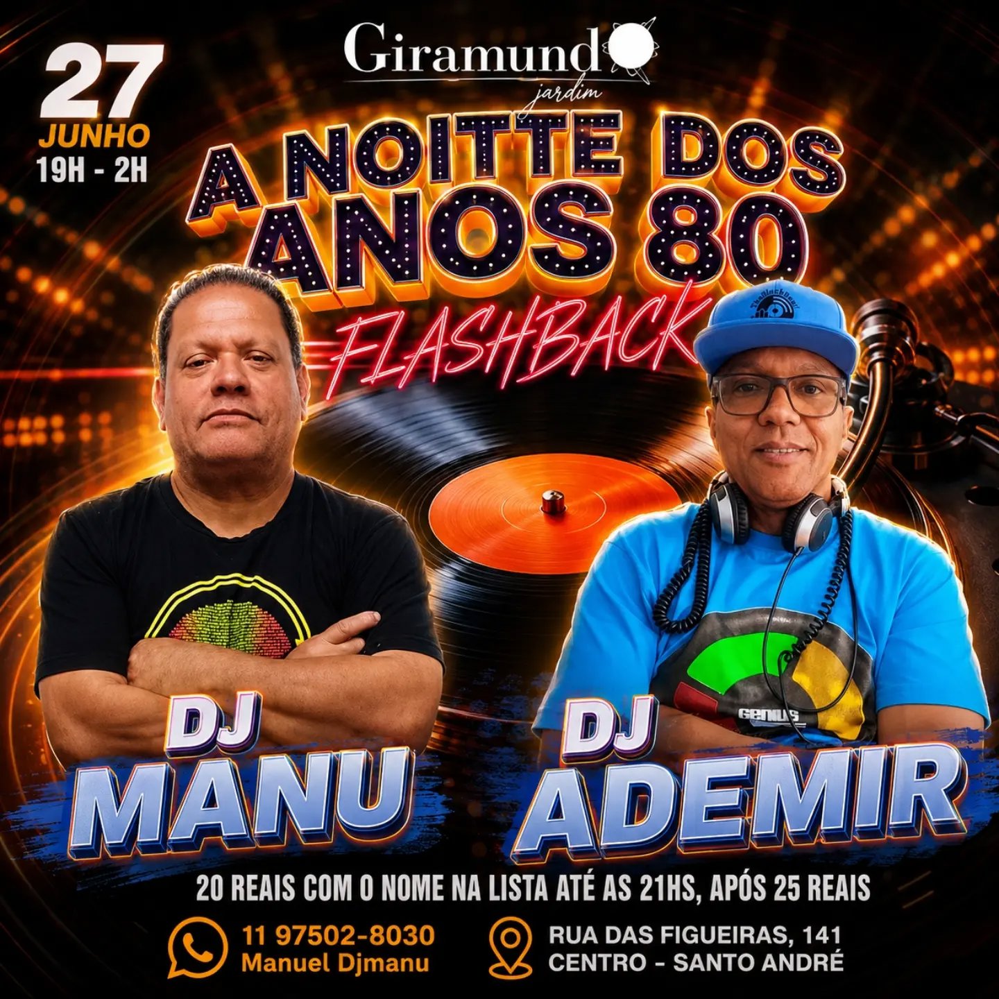 A noite dos anos 80 - Flashback