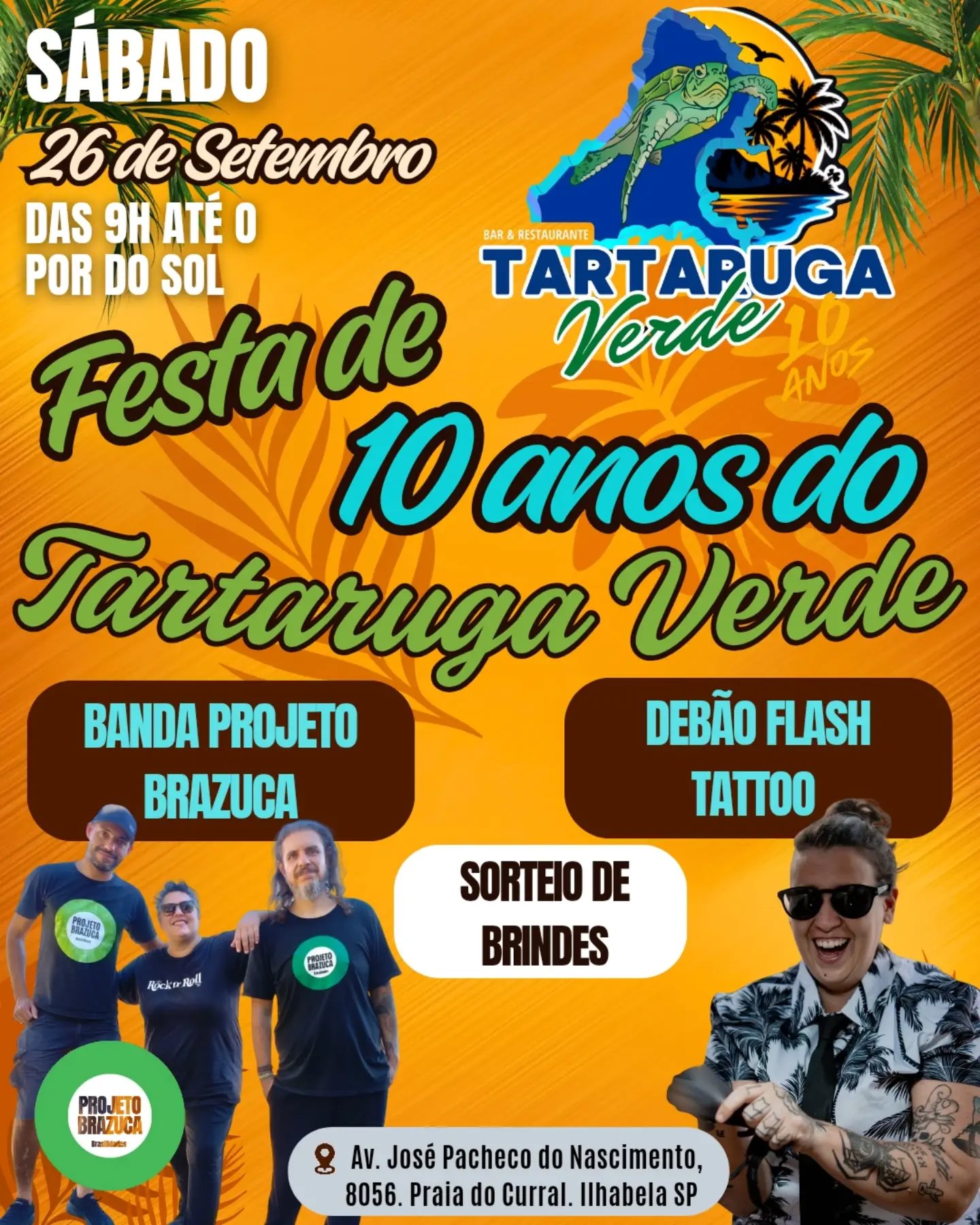 Festade 10 Anos Do Tartaruga Verde - Banda Projeto Brazuca