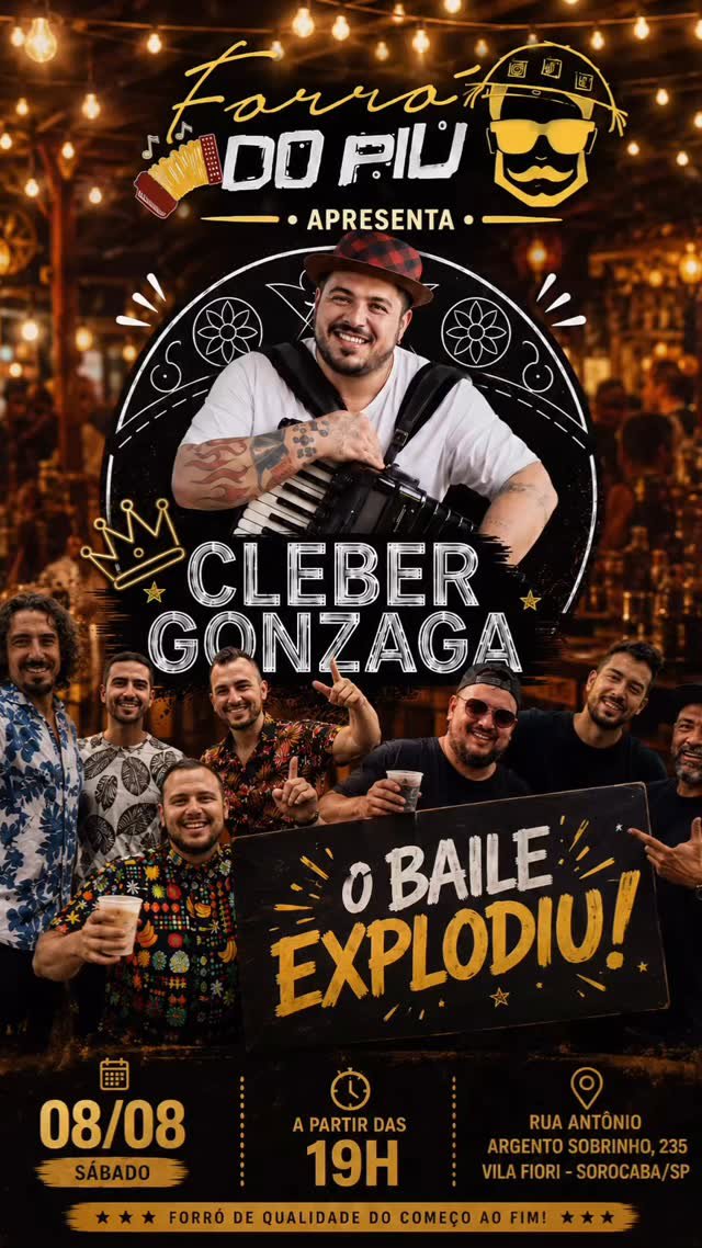 Forró do Piu apresenta Cléber Gonzaga