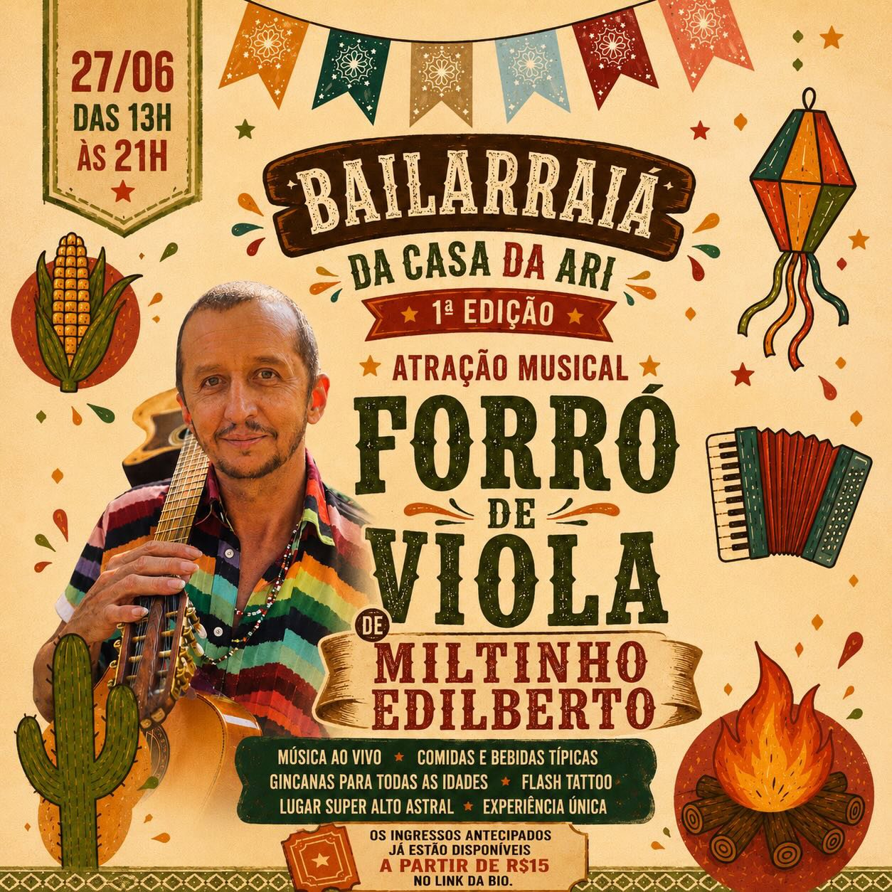BailArraiá da Casa da Ari