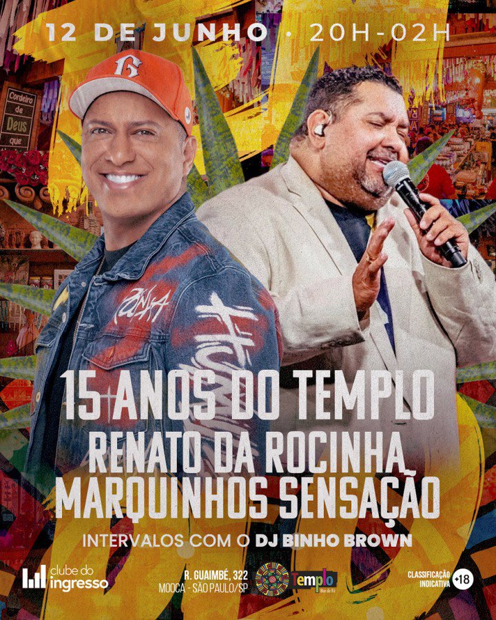15 anos do Templo - Renato da Rocinha e Marquinhos Sensação