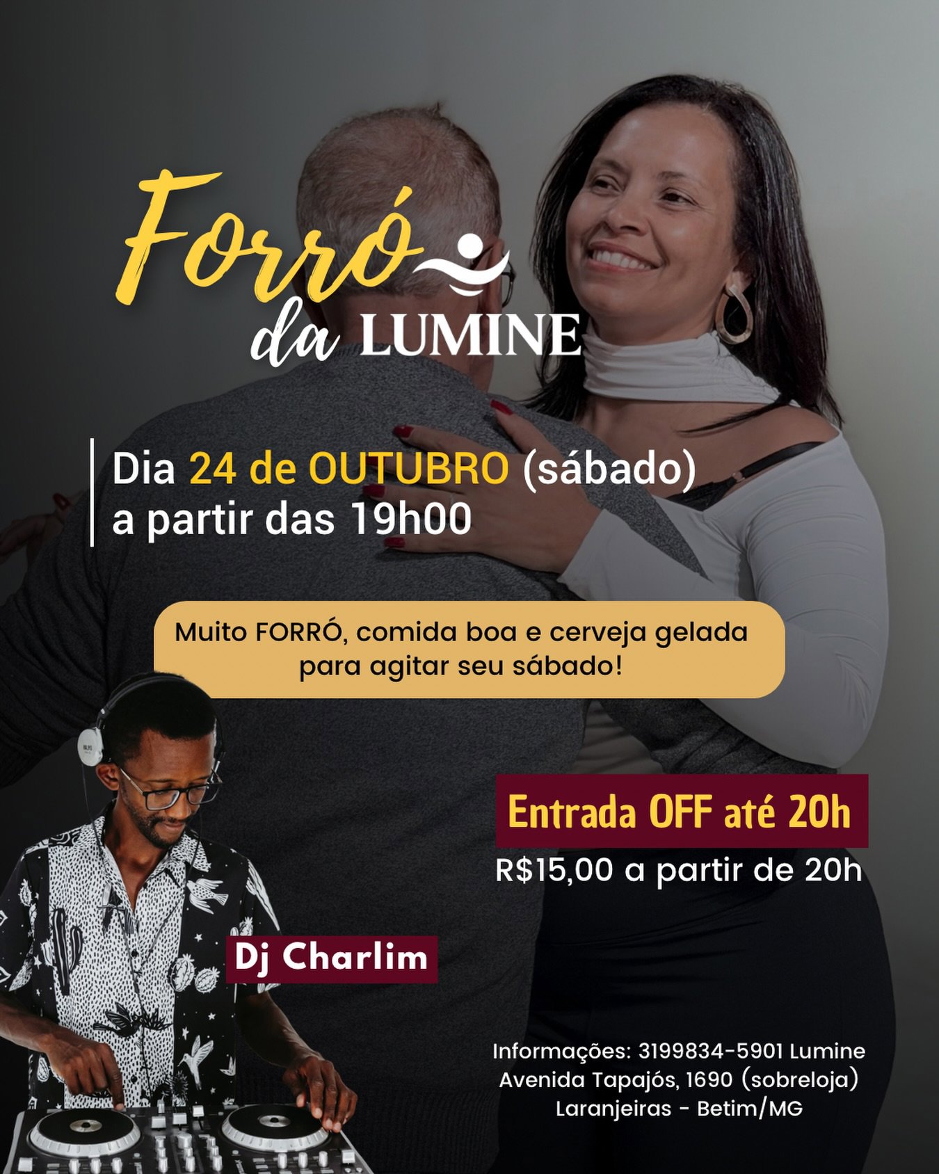 Forró da Lumine - Dj Charlim