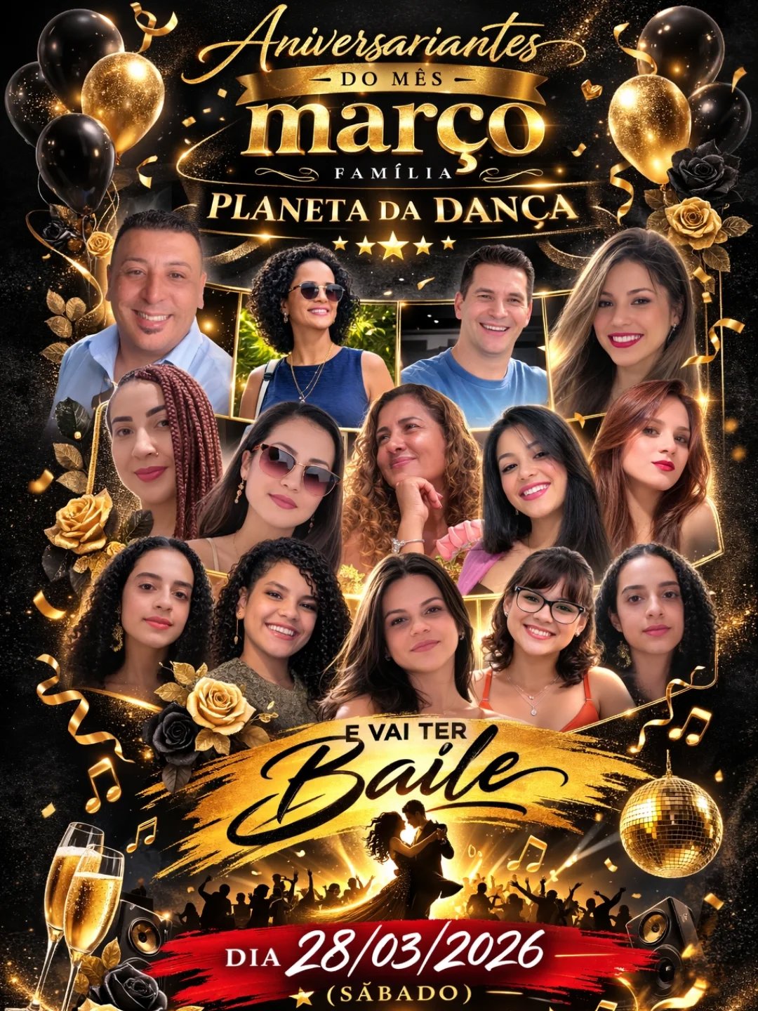 BAILE DOS ANIVERSARIANTES – MARÇO