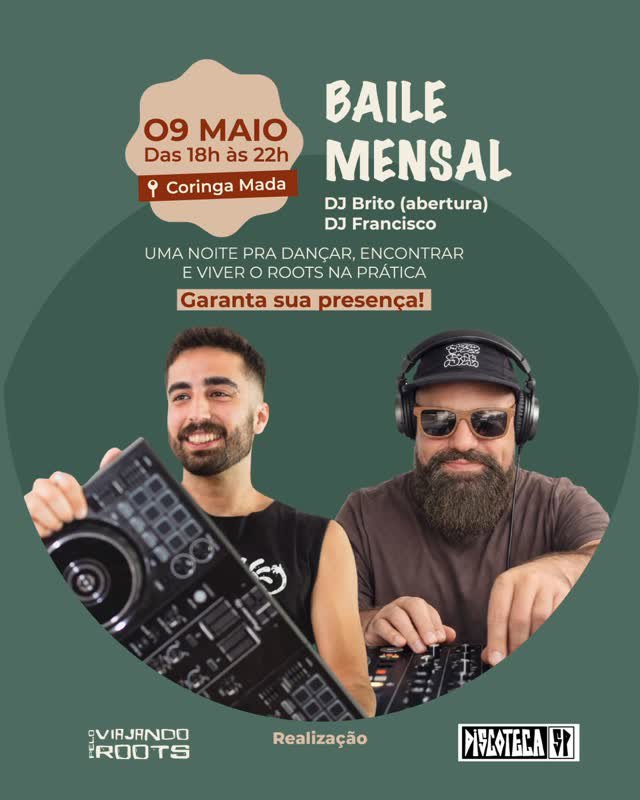 Viajando pelo Roots - Baile Mensal